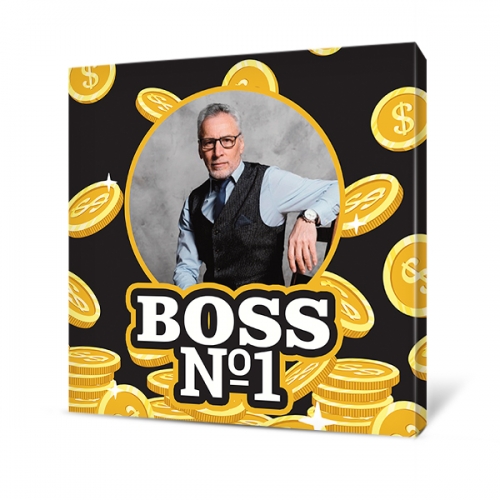 Холст с Вашим фото «BOSS #1» - фото