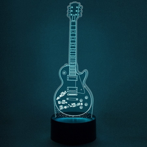 3D светильник «Электрогитара Gibson Les Paul» - фото