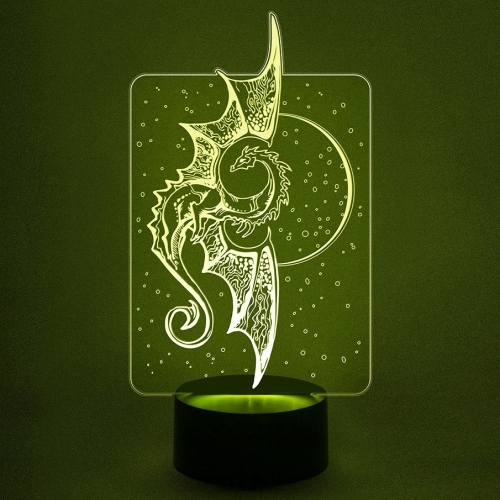 3D светильник «Дракон #2» - фото