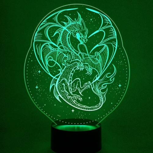 3D светильник «Дракон» - фото