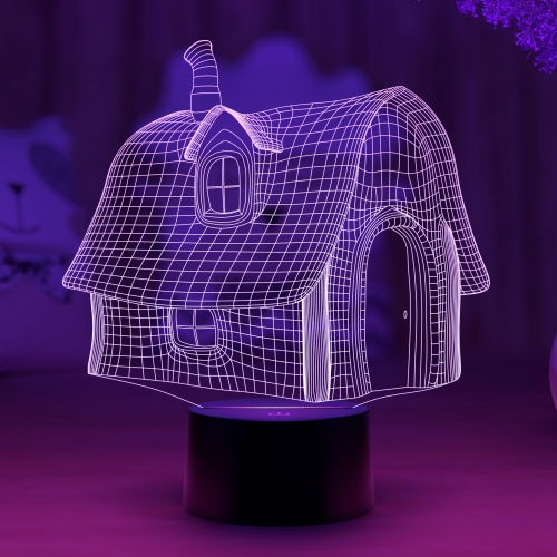 3D светильник «Домик» - фото