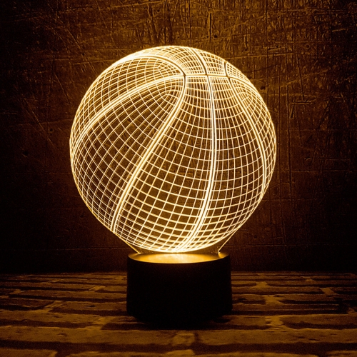 3D светильник «Баскетбольный мяч» - фото