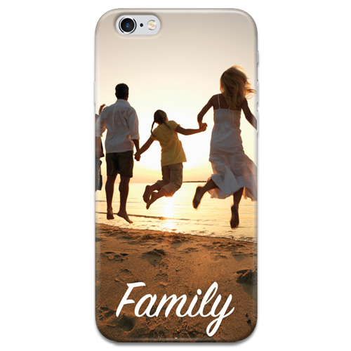 Чехол с фото и текстом для iPhone «Family» - фото