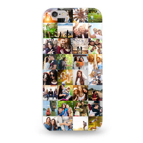 Чехол для iPhone с 32 Вашими фото «Коллаж» - фото
