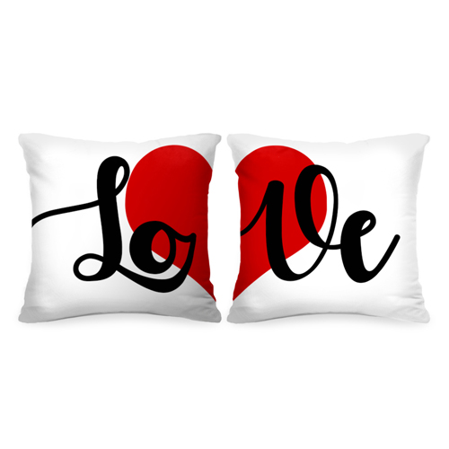 Парные подушки «Love» - фото