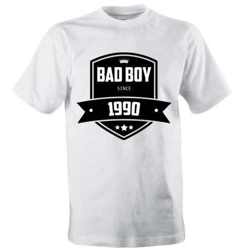 Мужская футболка с Вашим годом «Bad boy» - фото
