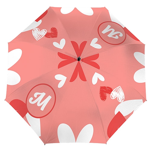 Зонт с Вашей монограммой «Love» - фото