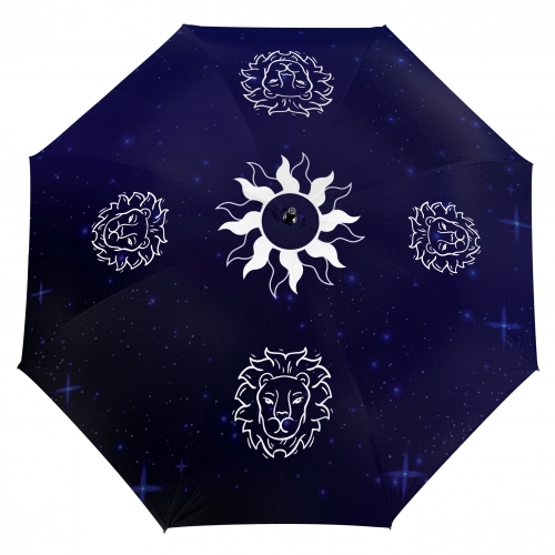 Зонт со знаком гороскопа «Лев» - фото
