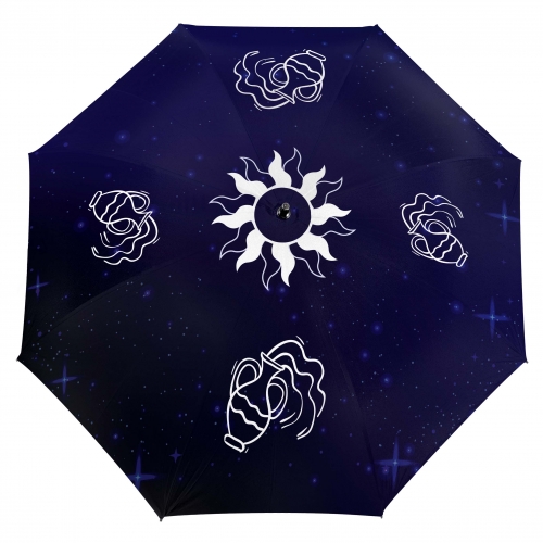 Зонт со знаком гороскопа «Водолей» - фото