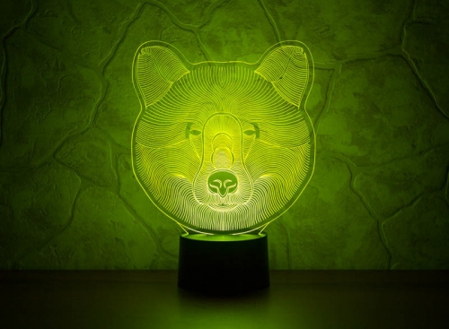 3D светильник «Медведь» - фото