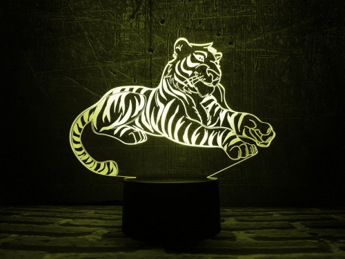 3D светильник «Тигр» - фото