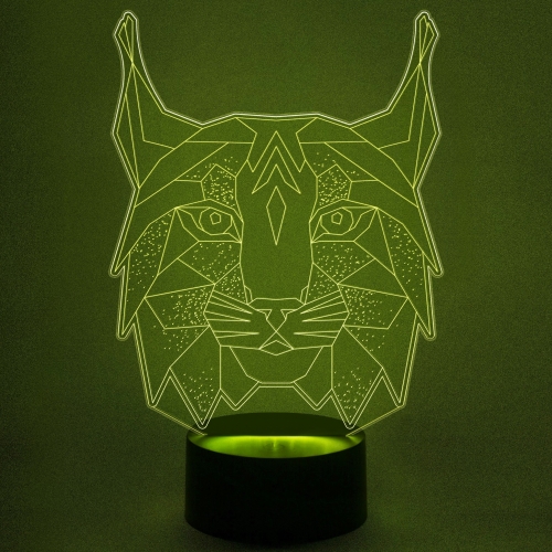 3D светильник «Рысь» - фото