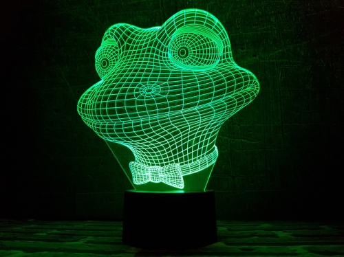 3D светильник «Лягушонок» - фото