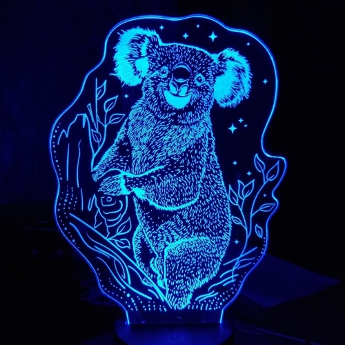 3D светильник «Коала #2» - фото