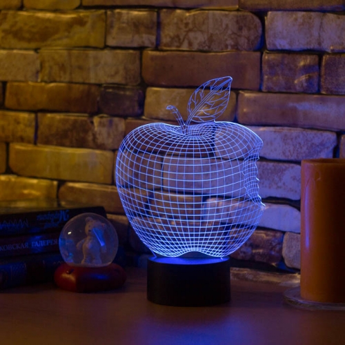 3D светильник «Яблоко - Apple» - фото