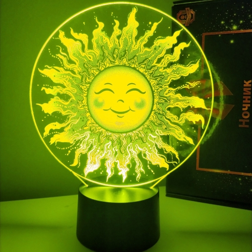 3D светильник «Солнышко» - фото