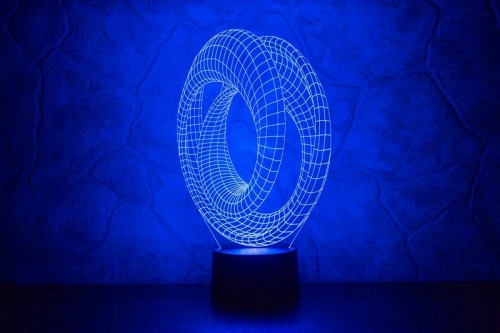 3D светильник «Абстракция 7» - фото