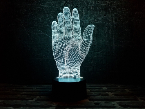 3D светильник «Рука» - фото