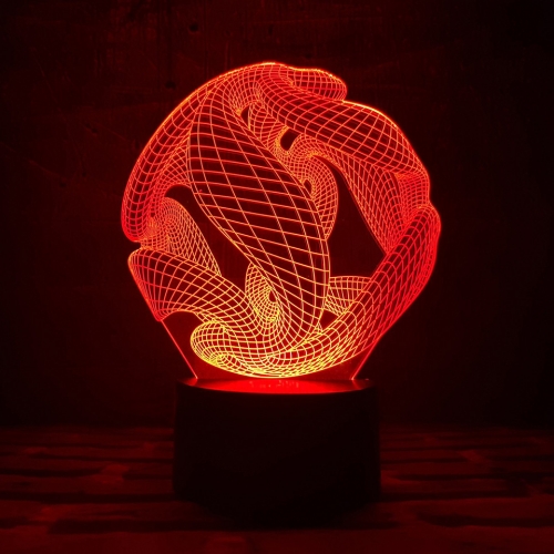 3D светильник «Абстракция 13» - фото