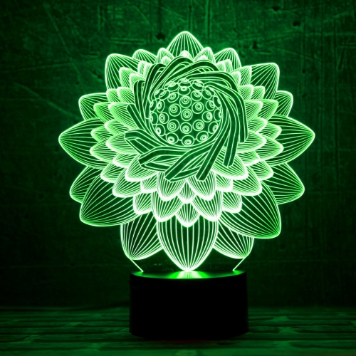 3D светильник «Цветик семицветик» - фото