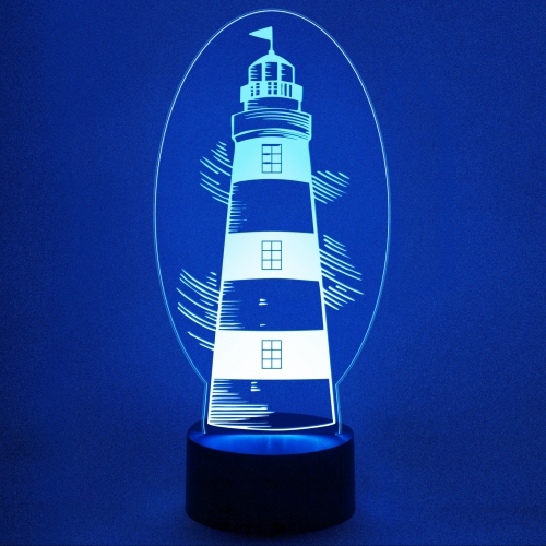 3D светильник «Путеводный маяк» - фото