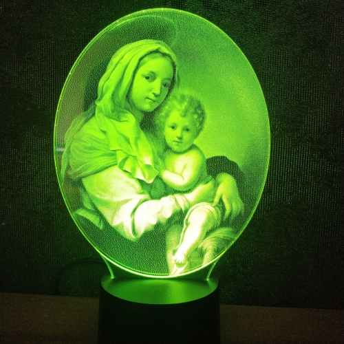 3D светильник «Богородица» - фото
