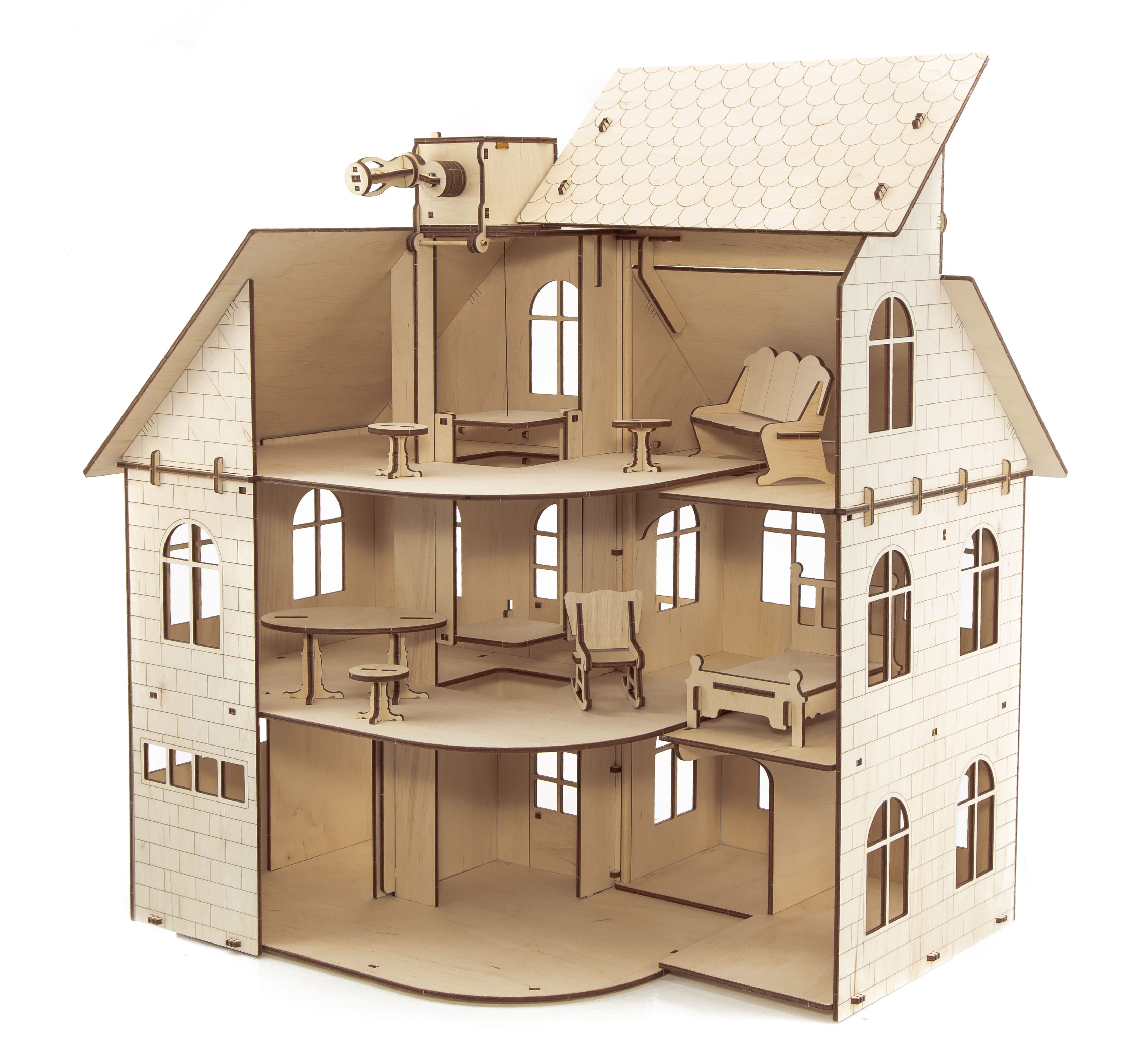 Eco Toys кукольный домик Modul 4103