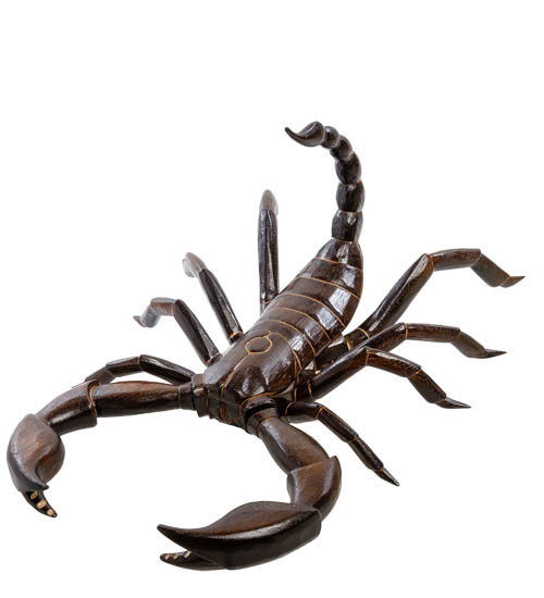 Панно настенное Скорпион (албезия, о. Бали) мал. 80-001 113-402457 - фото