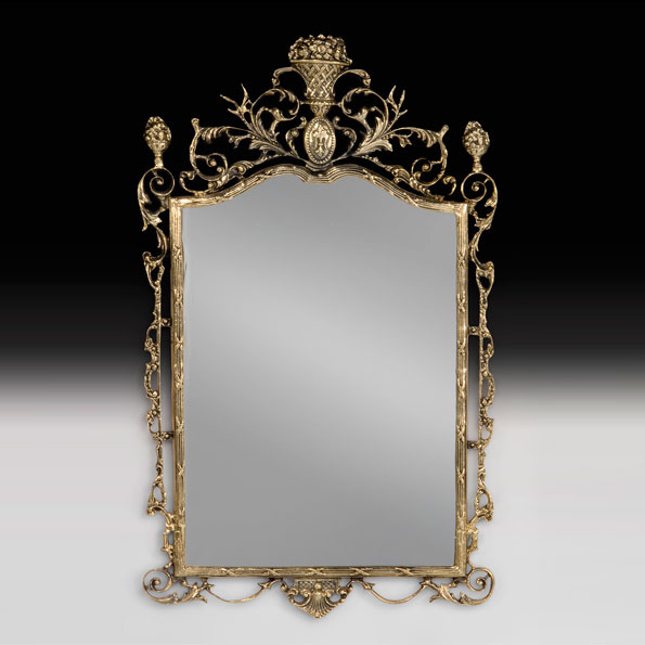 Зеркало настенное в бронзовой оправе VR-8270-B 56*95H см Бронза VIRTUS 1945 KNP-VR-8270-B - фото