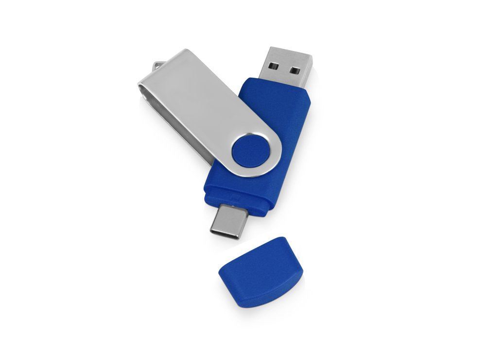USB/USB Type-C флешка на 16 Гб Квебек C синий 7205392 купить в Москве ...