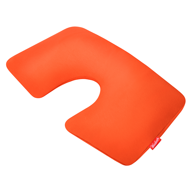 Надувная подушка для путешествий First Class оранжевая - фото
