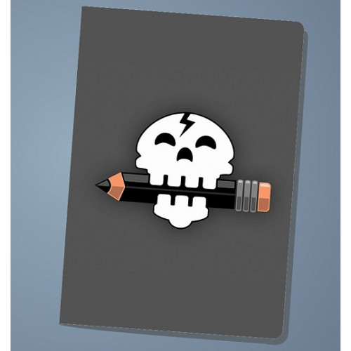 Обложка на паспорт Skull - фото