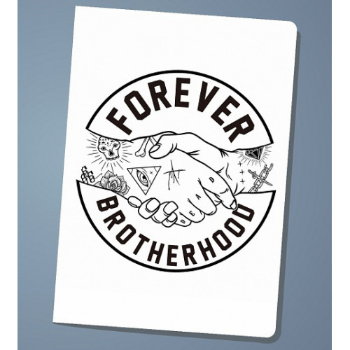 Обложка на паспорт Forever brotherhood - фото