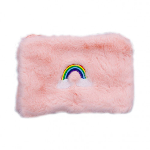 Кошелек Plush Rainbow розовый - фото