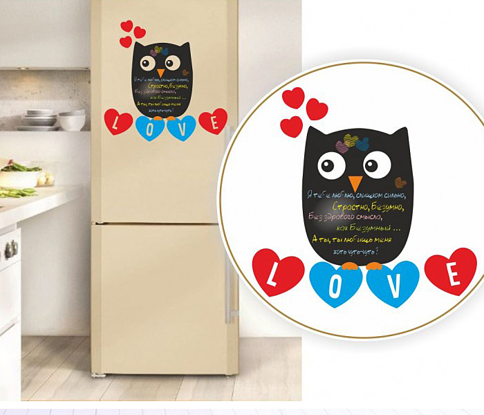 Магнитная доска на холодильник своими руками - фото