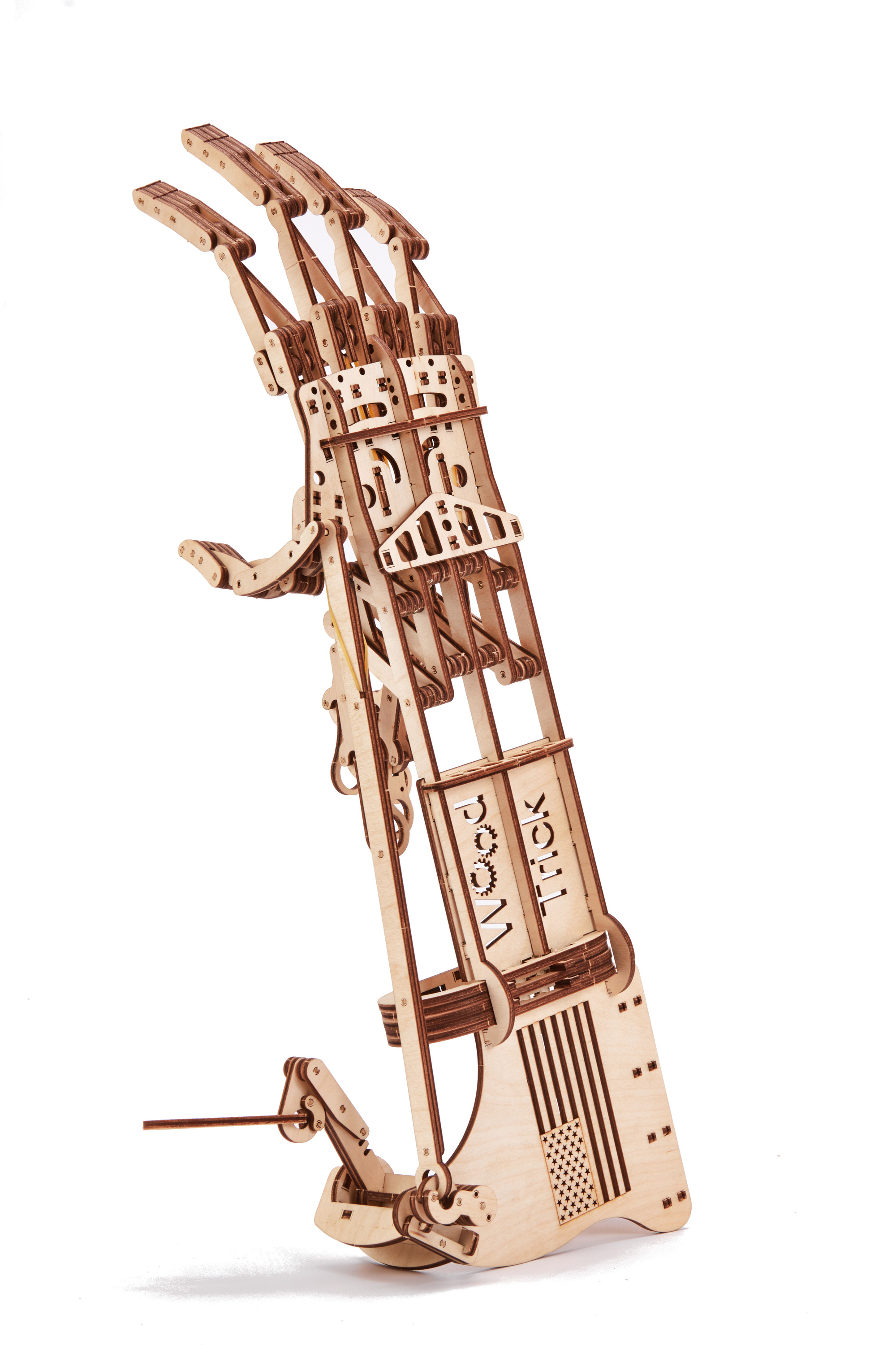 Механический 3D-пазл из дерева Wood Trick Экзоскелет Рука - фото