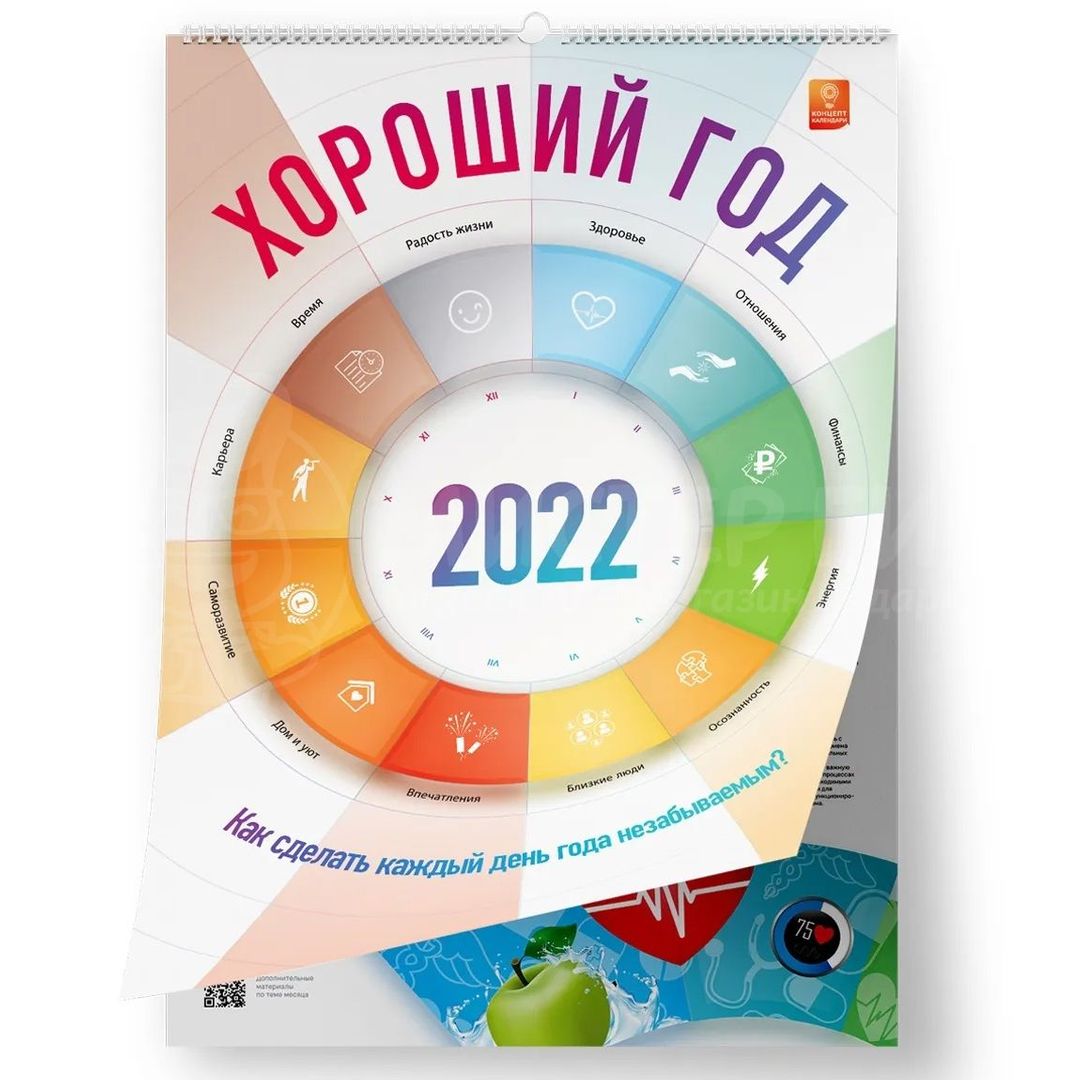 Концепт-календарь Хороший год 2022 - фото
