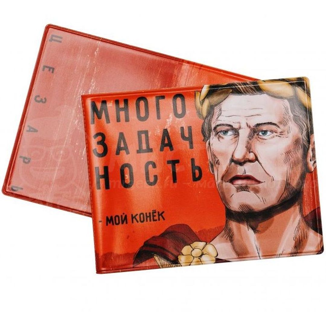 Обложка для студенческого билета Цезарь - фото