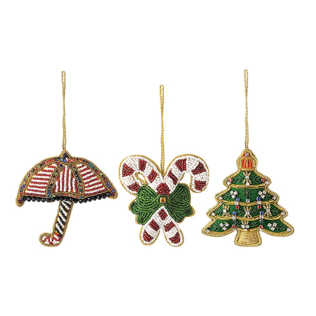 Набор ёлочных украшений Christmas blink (3 шт.) - фото