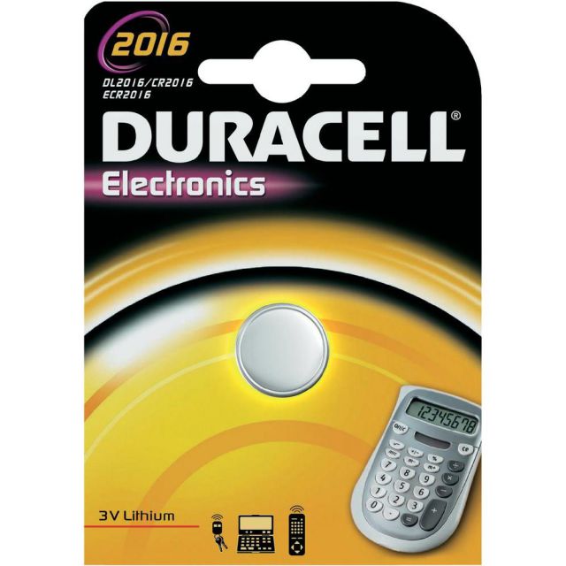 Батарейка Duracell CR2016 - фото