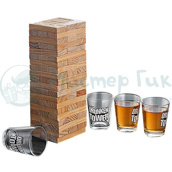 Пьяная башня Drunken Jenga - фото