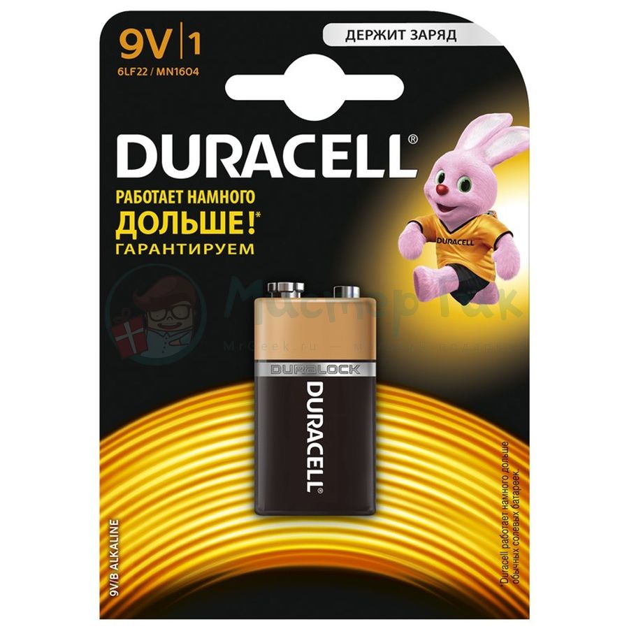 Батарейка Duracell Крона (6LF22) - фото