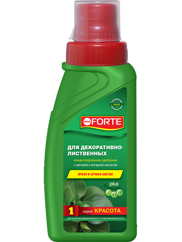 Жидкое удобрение Bona Forte Красота для декоративно-лиственных растений 285ml BF21010261 - фото
