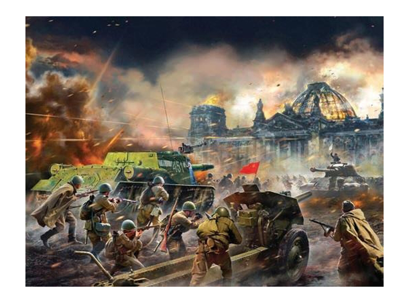 Настольная игра Zvezda Великая Отечественная. Берлинская операция Штурм Берлина 6237 - фото