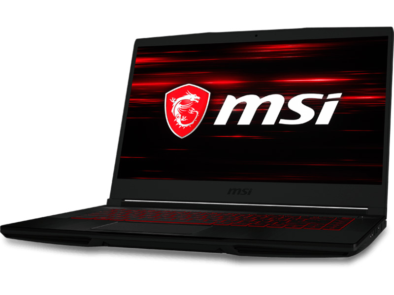 Ноутбук MSI GF63 Thin 9SCSR-1026XRU 9S7-16R412-1026 (Intel Core i7-9750H 2.6Ghz/8192Mb/256Gb/Nvidia GeForce GTX 1650 Ti Max Q 4096Mb/Wi-Fi/Bluetooth/Cam/15.6/1920x1080/Free DOS) - фото