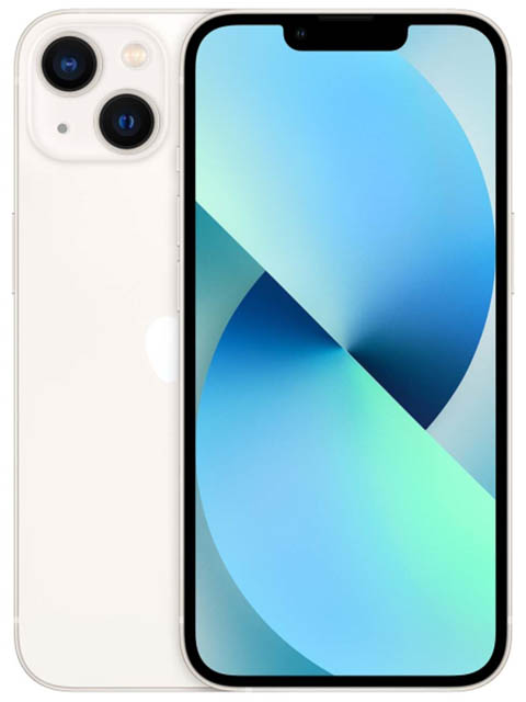 Сотовый телефон APPLE iPhone 13 128Gb Starlight MLNX3RU/A - фото