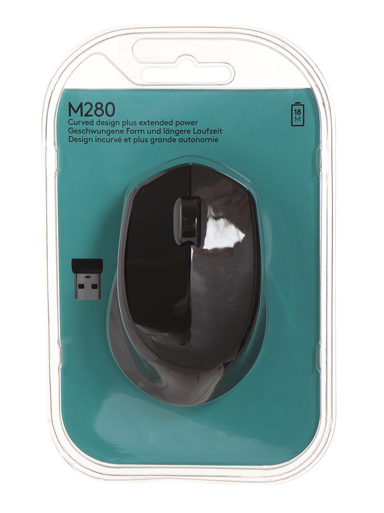 Мышь Logitech M280 EWR Black 910-004287 / 910-004291 / 910-004306 - фото