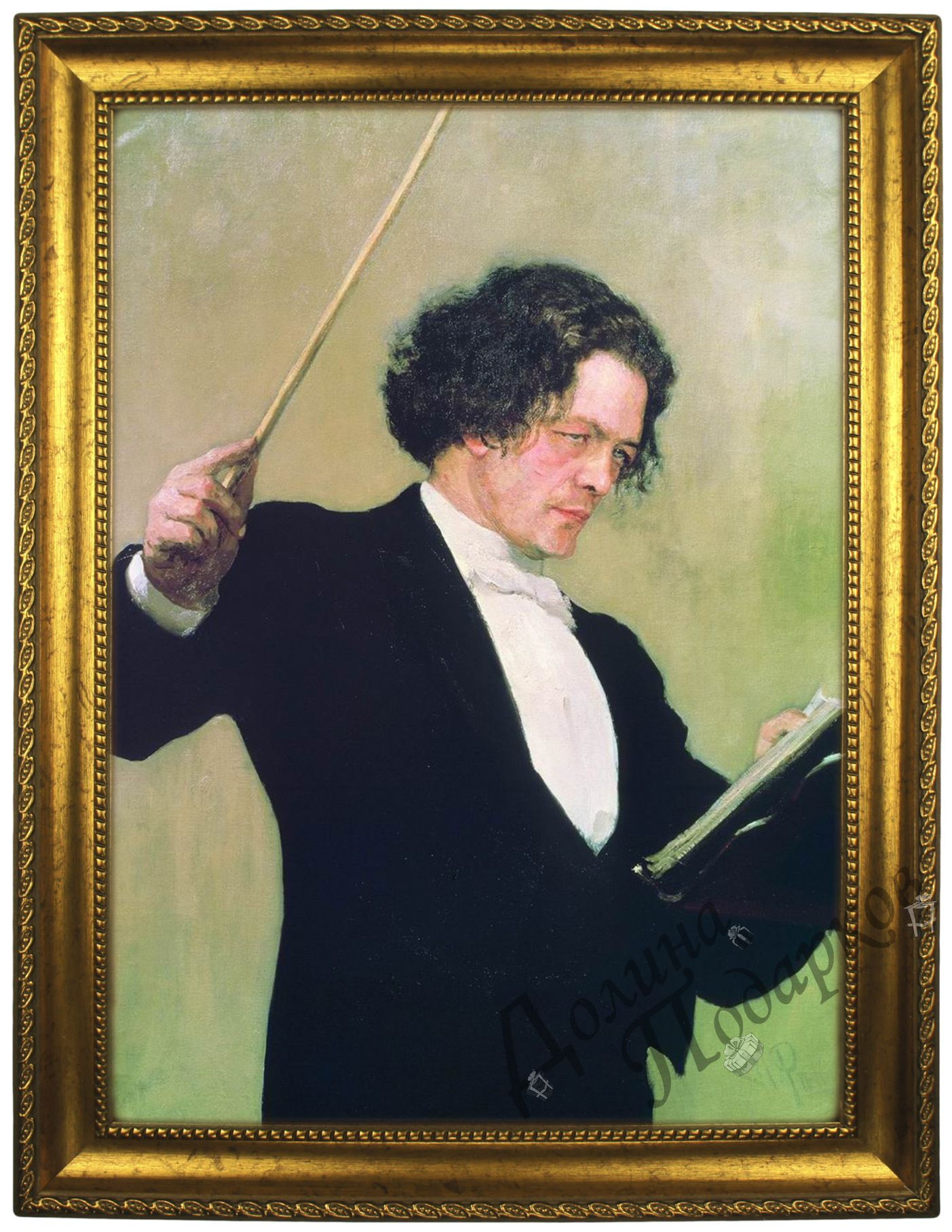 оркестр живопись. рубинштейна. дирижер художник. концерт в цхинвале». картины художник шпак.