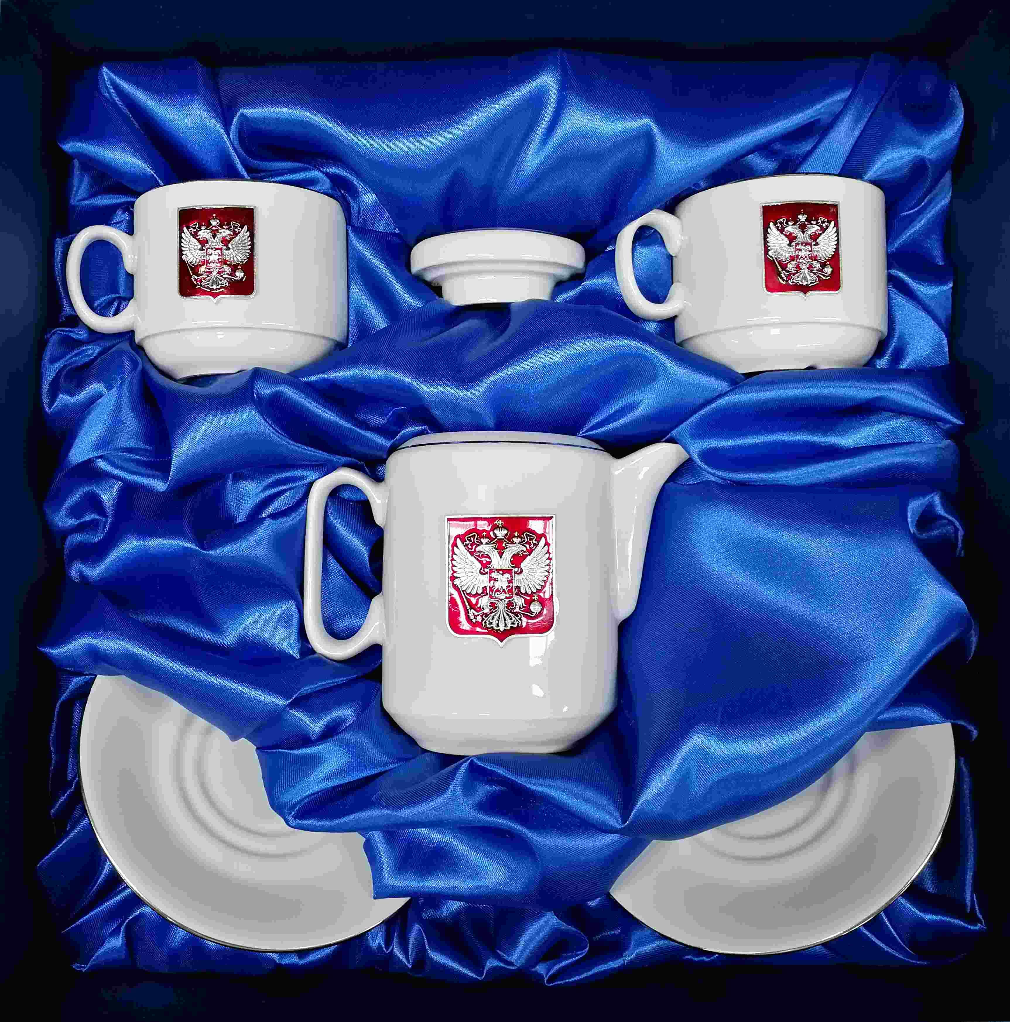 Подарочный фарфоровый набор Чай вдвоём - фото