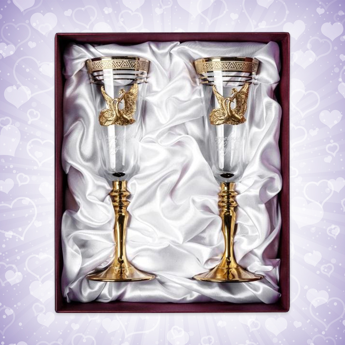Набор фужеров для шампанского С годовщиной свадьбы 7462604 купить в ...